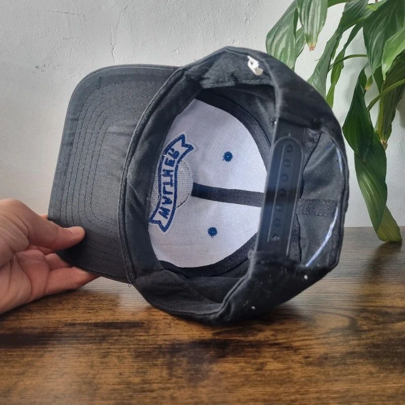 Vintage American Baseball Hat Snapback cap one size adjustable blue black walther firearms