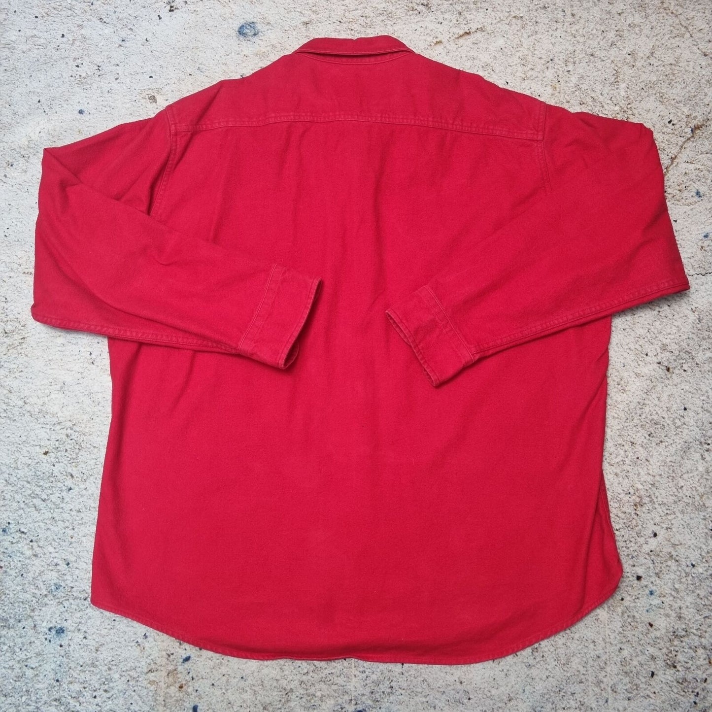 Woolrich FLANNEL SHIRT WOOLRICH VINTAGE WESTERN TALL FIT - Red - Size XXL