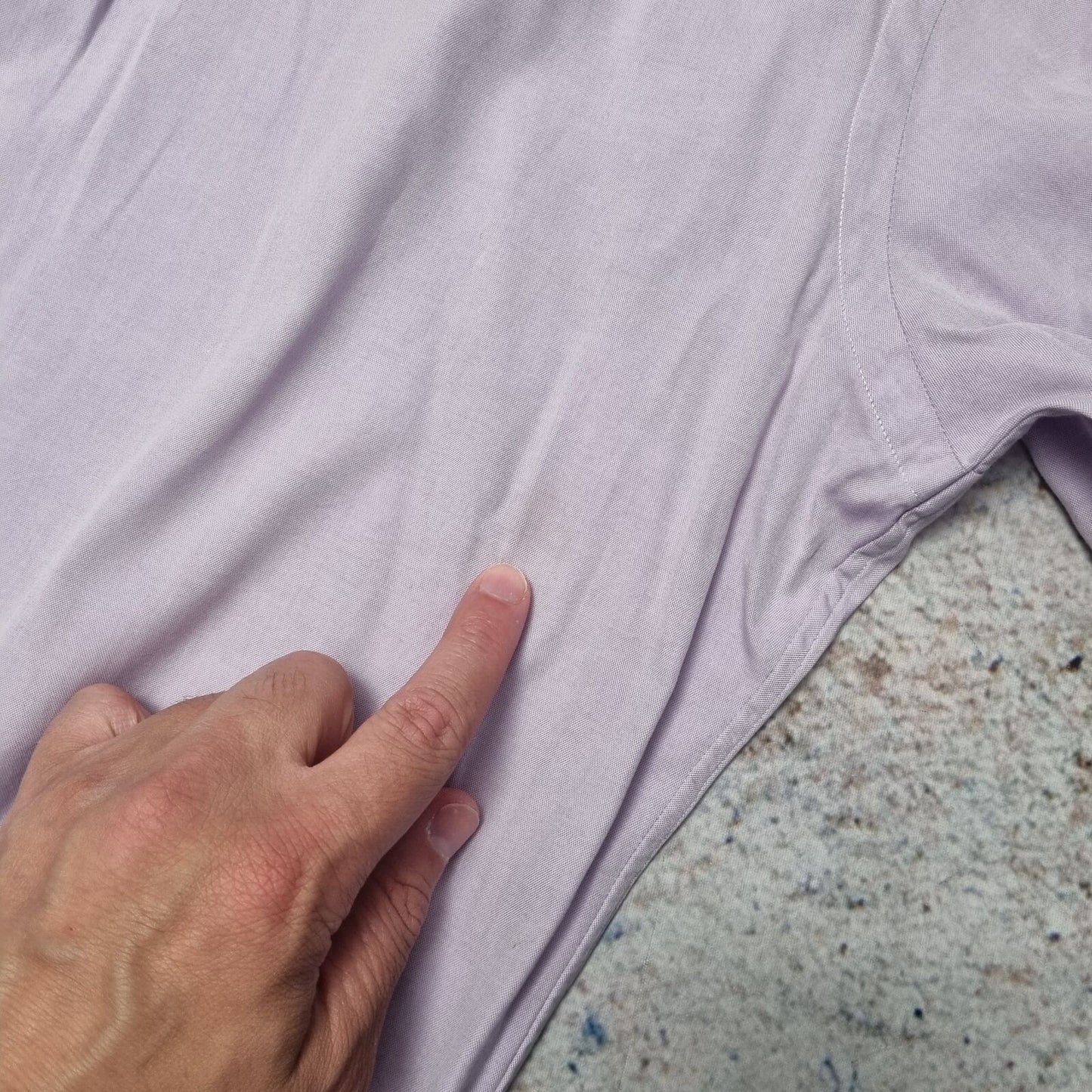 Ralph Lauren OXFORD SHIRT CLASSIC FIT LONG SLEEVE PONY RL - Purple - Size 15 M