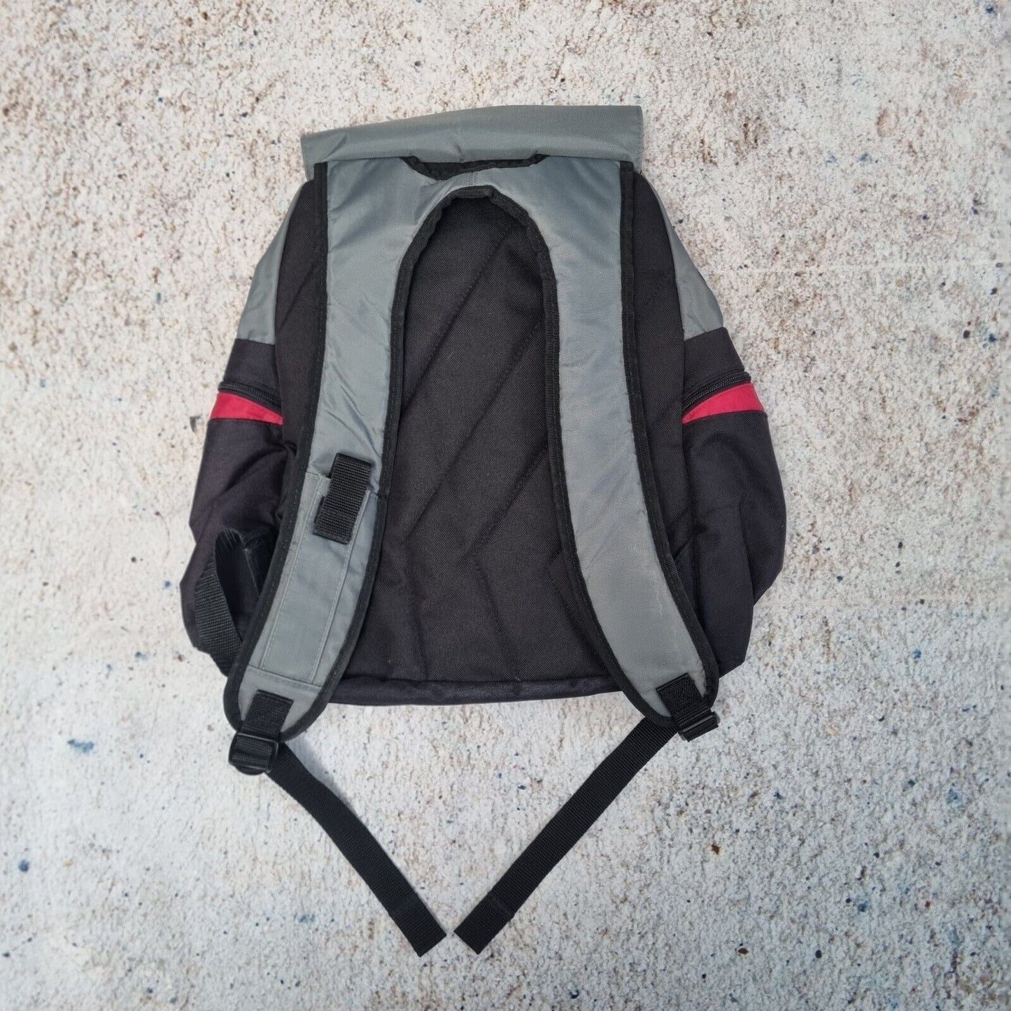 2000s Nike Backpack Rare Y2K Youth Size / Kids Black Grey