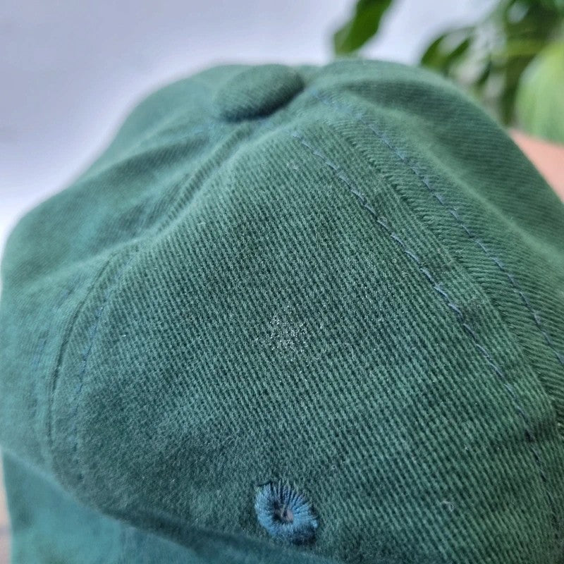 Vintage American Baseball Hat Snapback cap one size adjustable green Deer Buckmaster