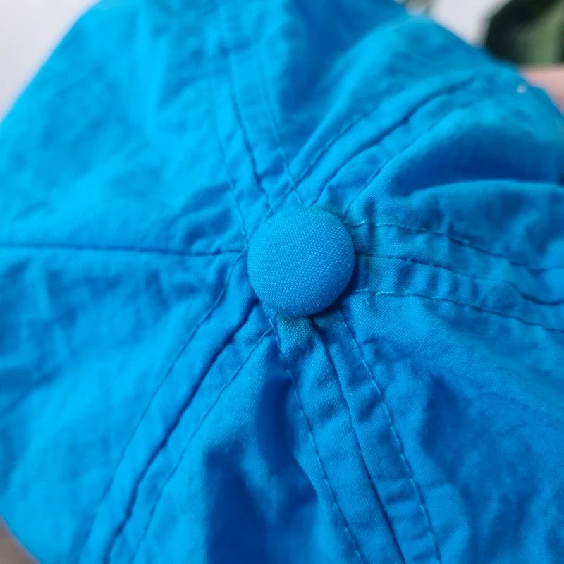 Vintage American Trucker Hat Snapback cap one size adjustable Conair blue