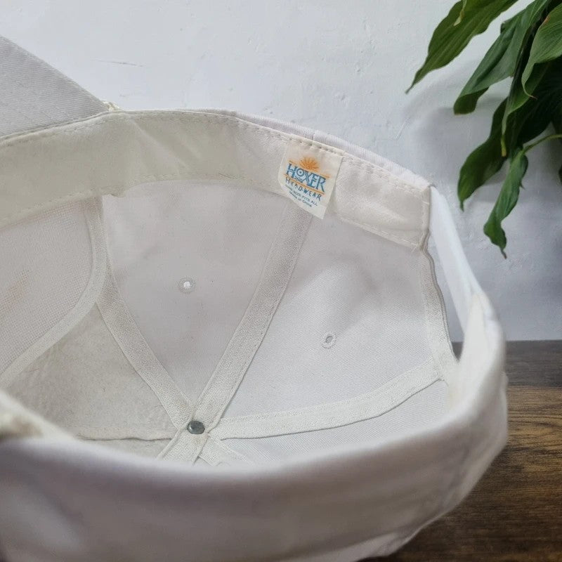 Vintage American Trucker Hat Snapback cap one size adjustable white Frank's Auto Glass
