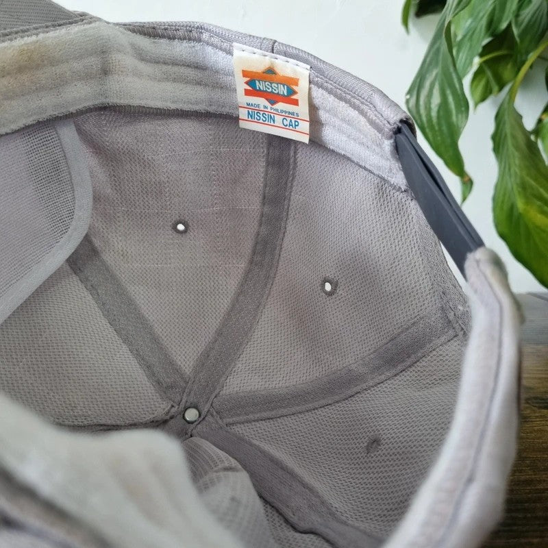 Vintage American Trucker Hat Snapback cap one size adjustable grey international harvester