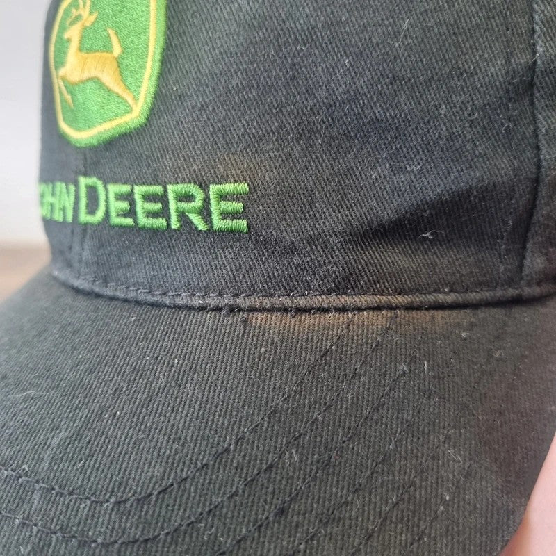 John Deere Baseball Hat Snapback cap one size adjustable black