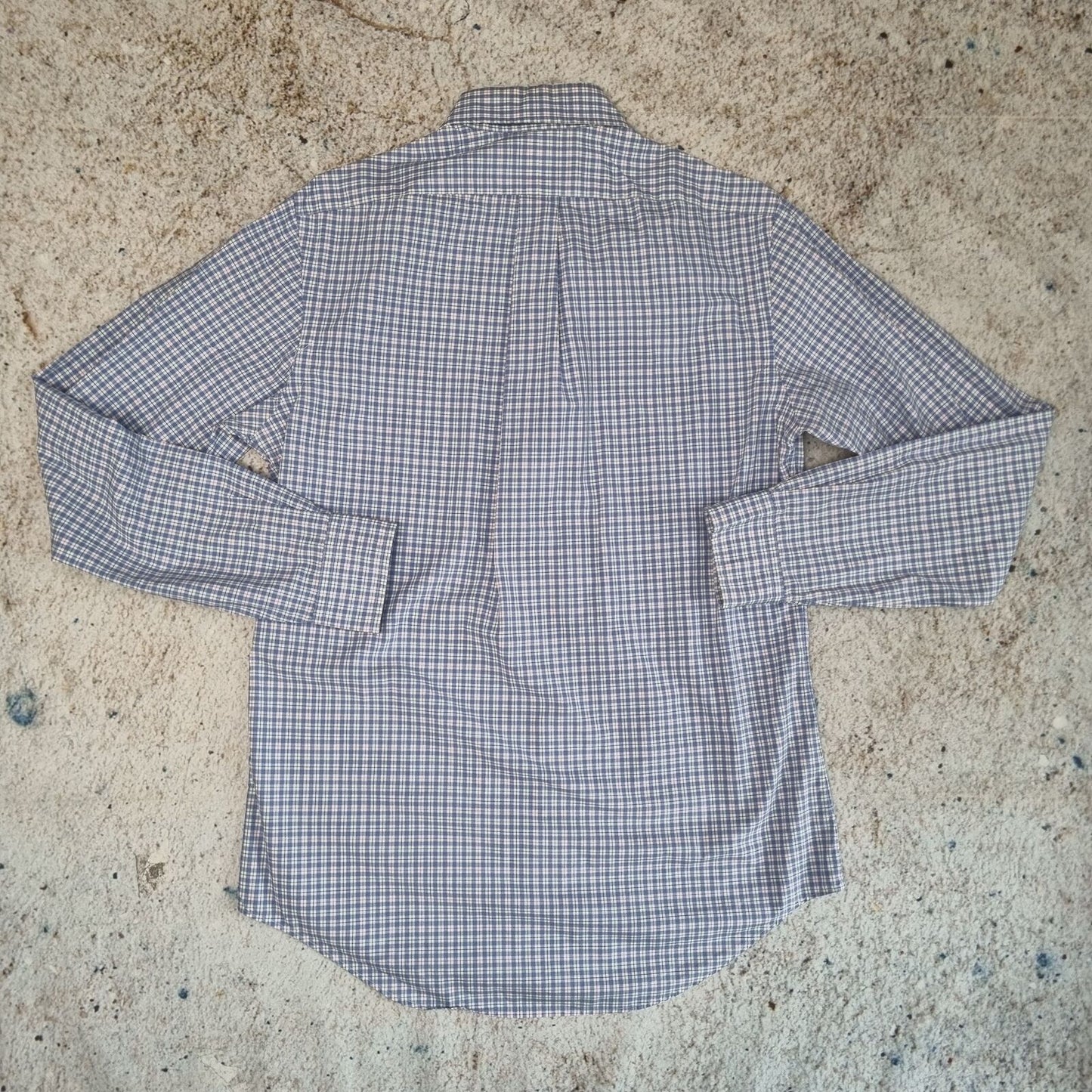 Ralph Lauren OXFORD SHIRT CHECK CASUAL - Blue - Size S