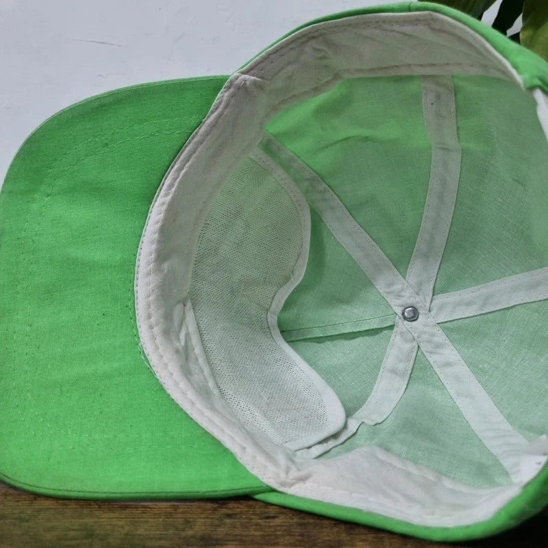 Vintage American Trucker Hat Snapback cap one size adjustable green sterer