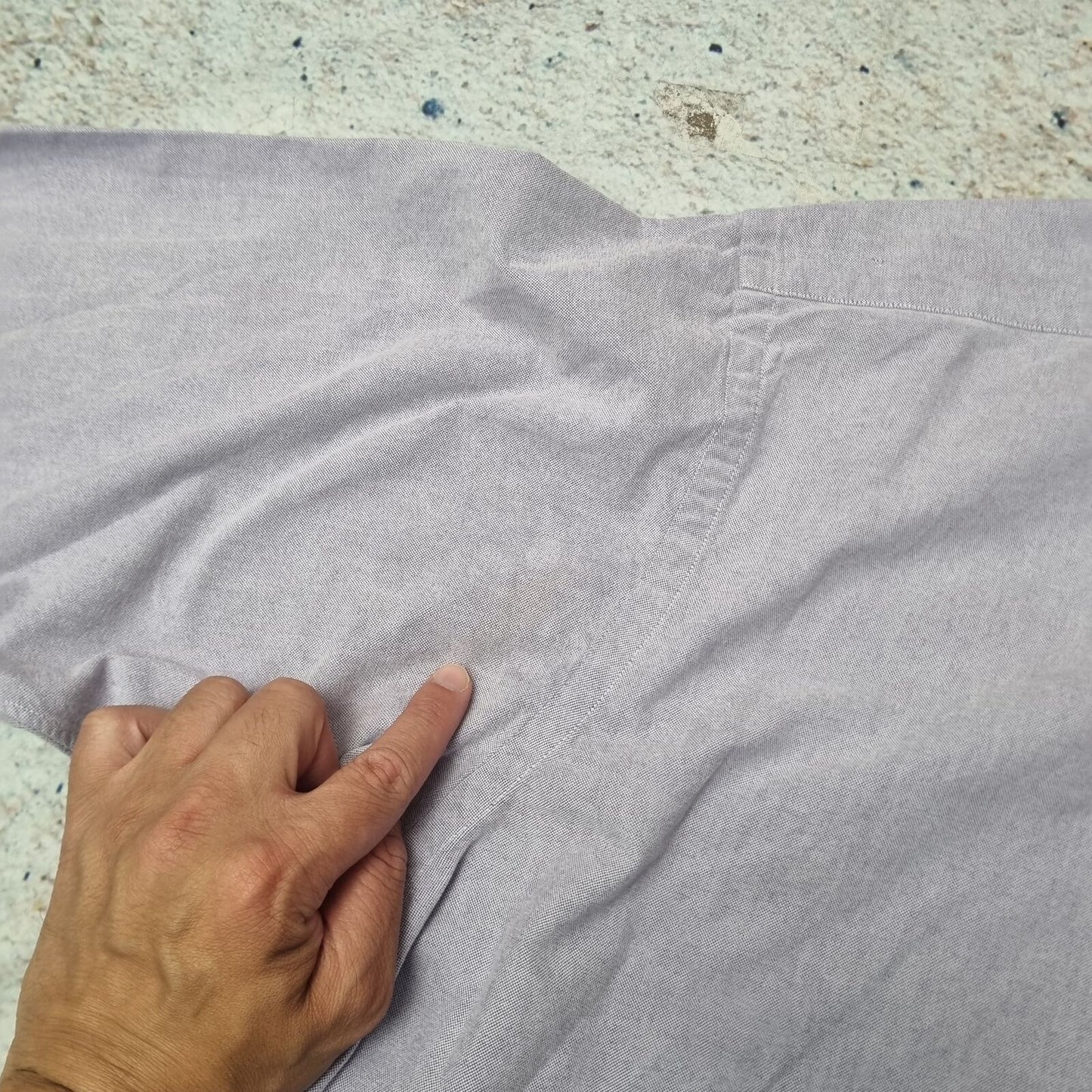 Ralph Lauren OVER SHIRT BIG SHIRT PLAIN - Purple - Size XL