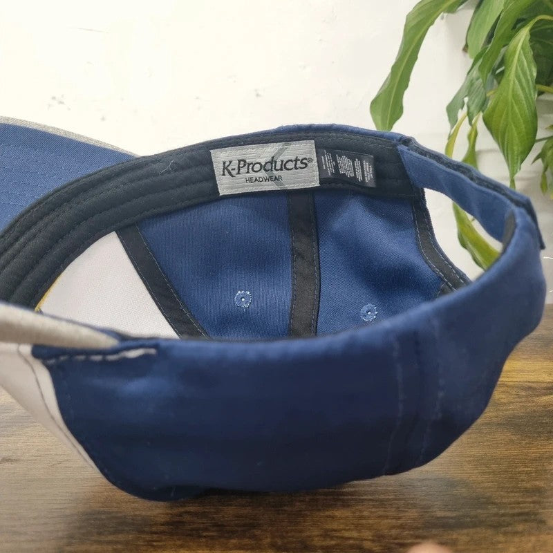 Vintage American Baseball Hat Snapback cap one size adjustable navy blue Michelin