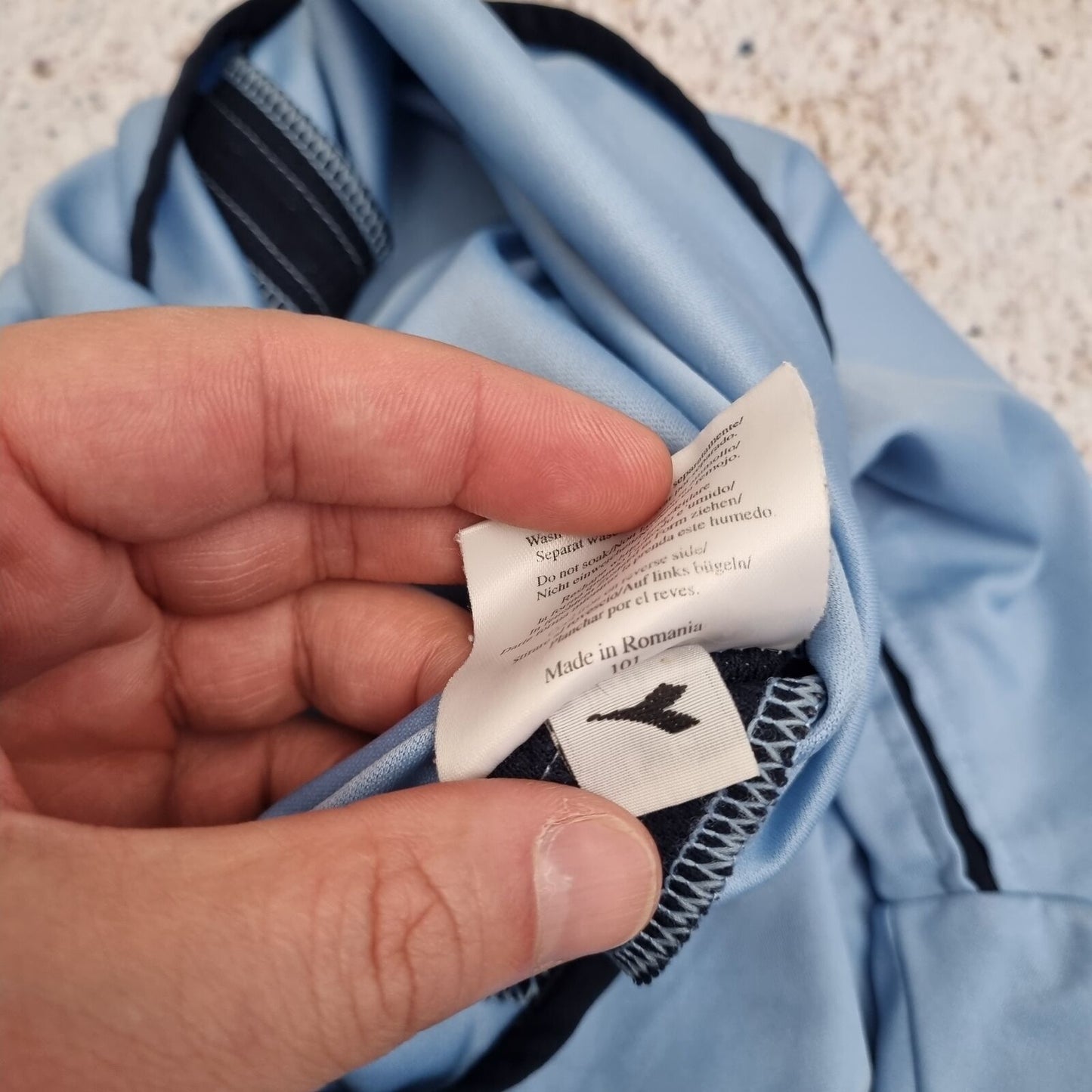 Diadora LEEDS UNITED JERSEY 2004/05 AWAY 3RD - Blue - Size S