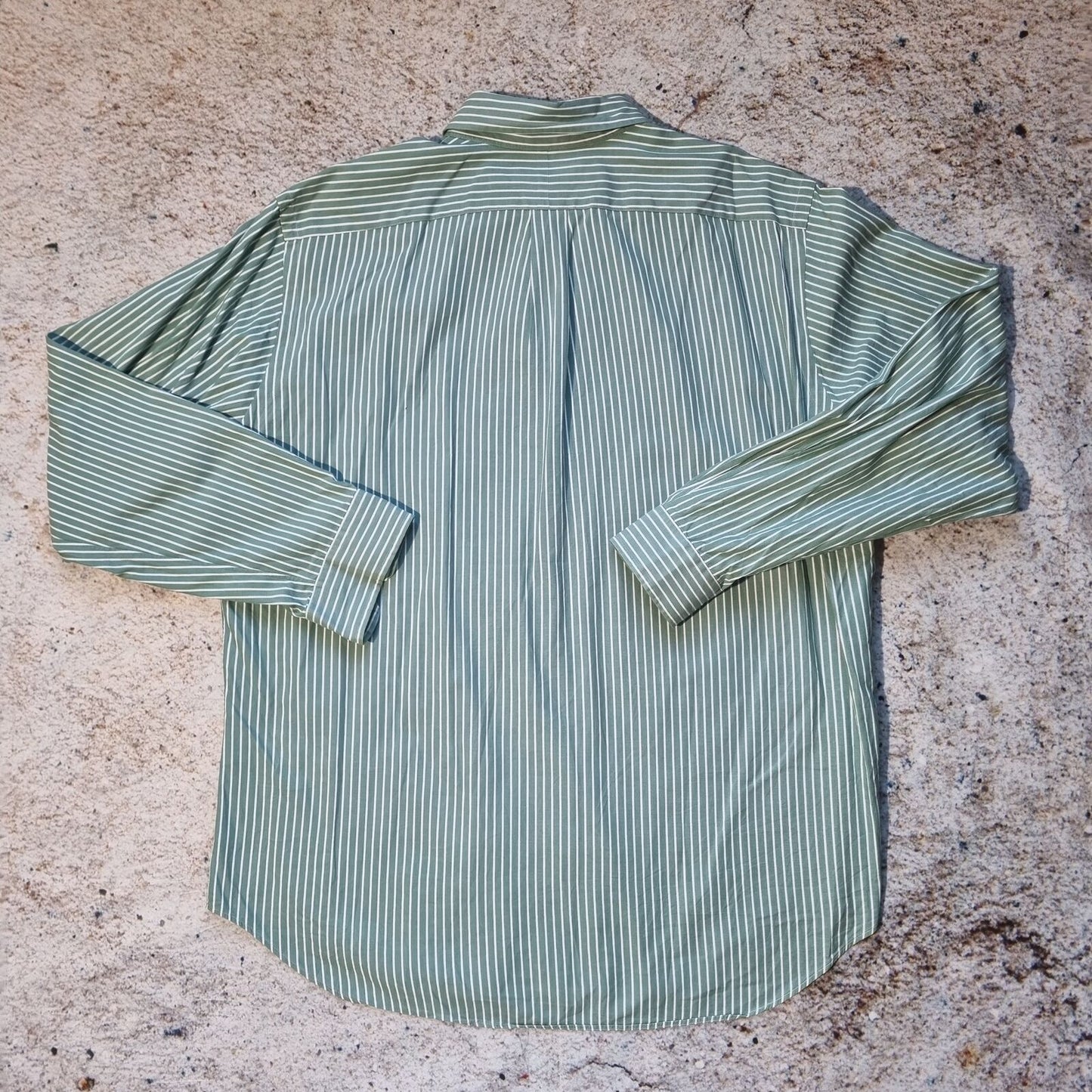 Ralph Lauren OXFORD SHIRT CLASSIC FIT STRIPE - Green - Size 17 34 35