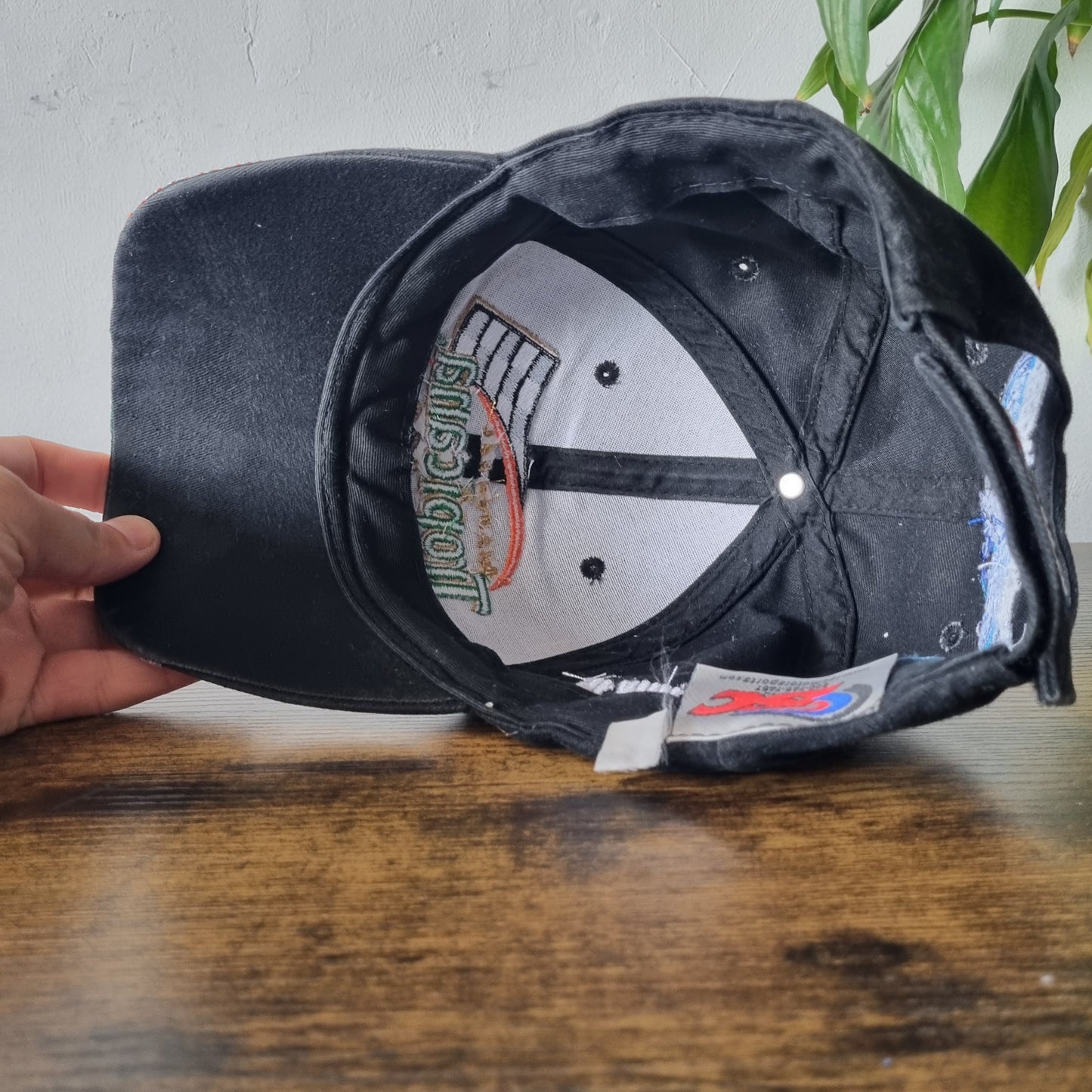 Vintage American Trucker Hat Snapback cap one size adjustable black Tropicana Na