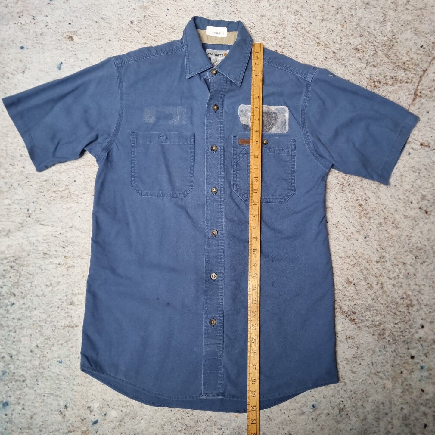 Carhartt WORK WEAR SHIRT SHORT SLEEVE - Blue - Size S