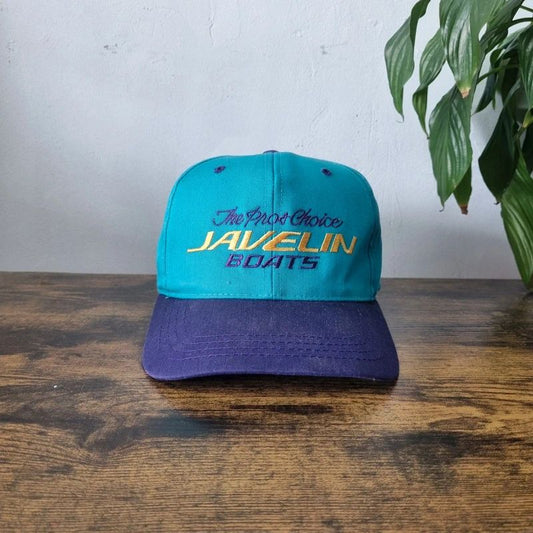 Vintage American Baseball Hat Snapback cap one size adjustable javelin boats