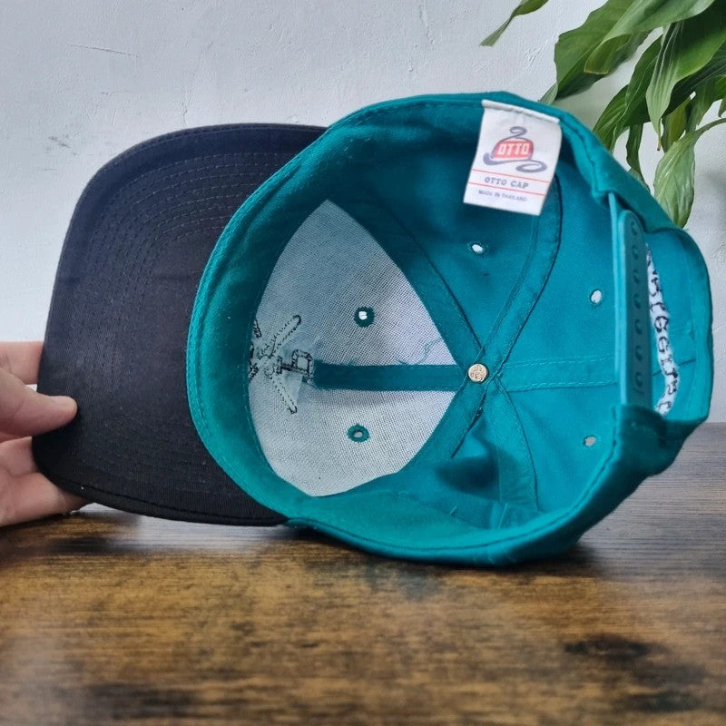 Vintage American Baseball Hat Snapback cap one size adjustable green black Pittsburgh Pirates
