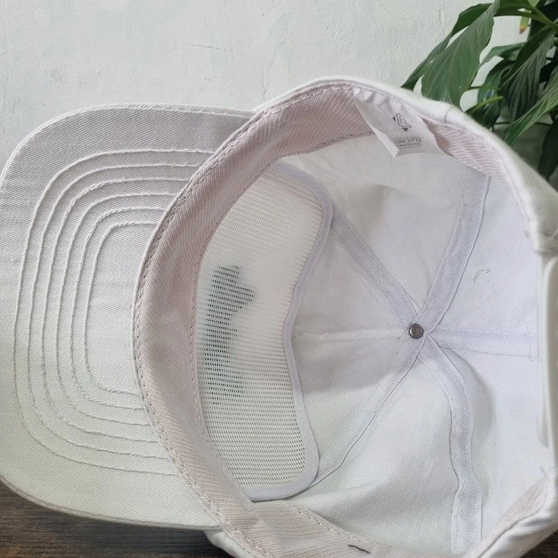 Vintage American Trucker Hat Snapback cap one size adjustable white Salem
