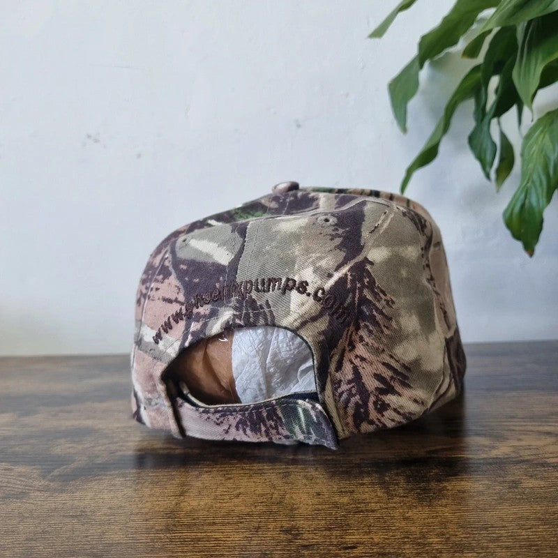 Vintage American Baseball Hat Snapback cap one size beige khaki realtree camo phoenix pumps
