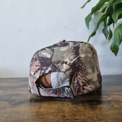 Vintage American Baseball Hat Snapback cap one size beige khaki realtree camo phoenix pumps