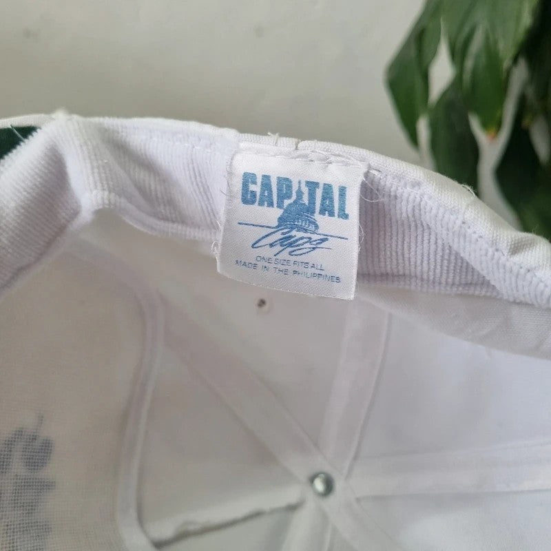Vintage American Trucker Hat Snapback cap one size adjustable white kocide agriculture