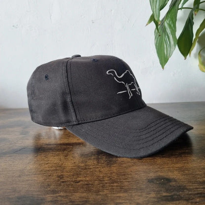 Vintage American Baseball Hat Snapback cap one size adjustable black Camel Promo