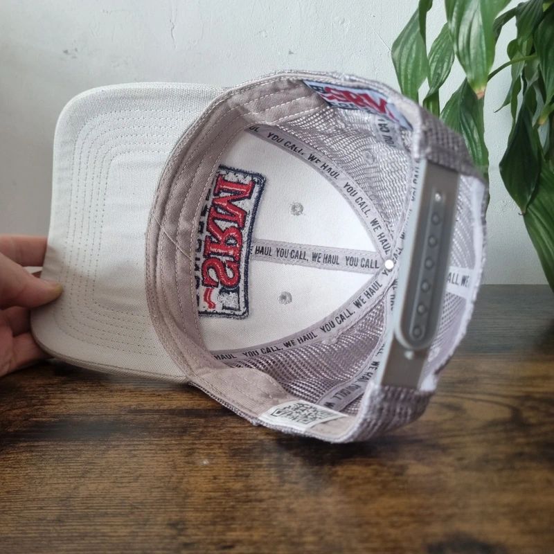 American baseball Hat Snapback cap one size adjustable grey SRM concrete