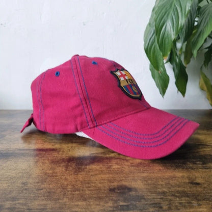 Official Barcelona Baseball Hat Snapback cap one size adjustable burgundy