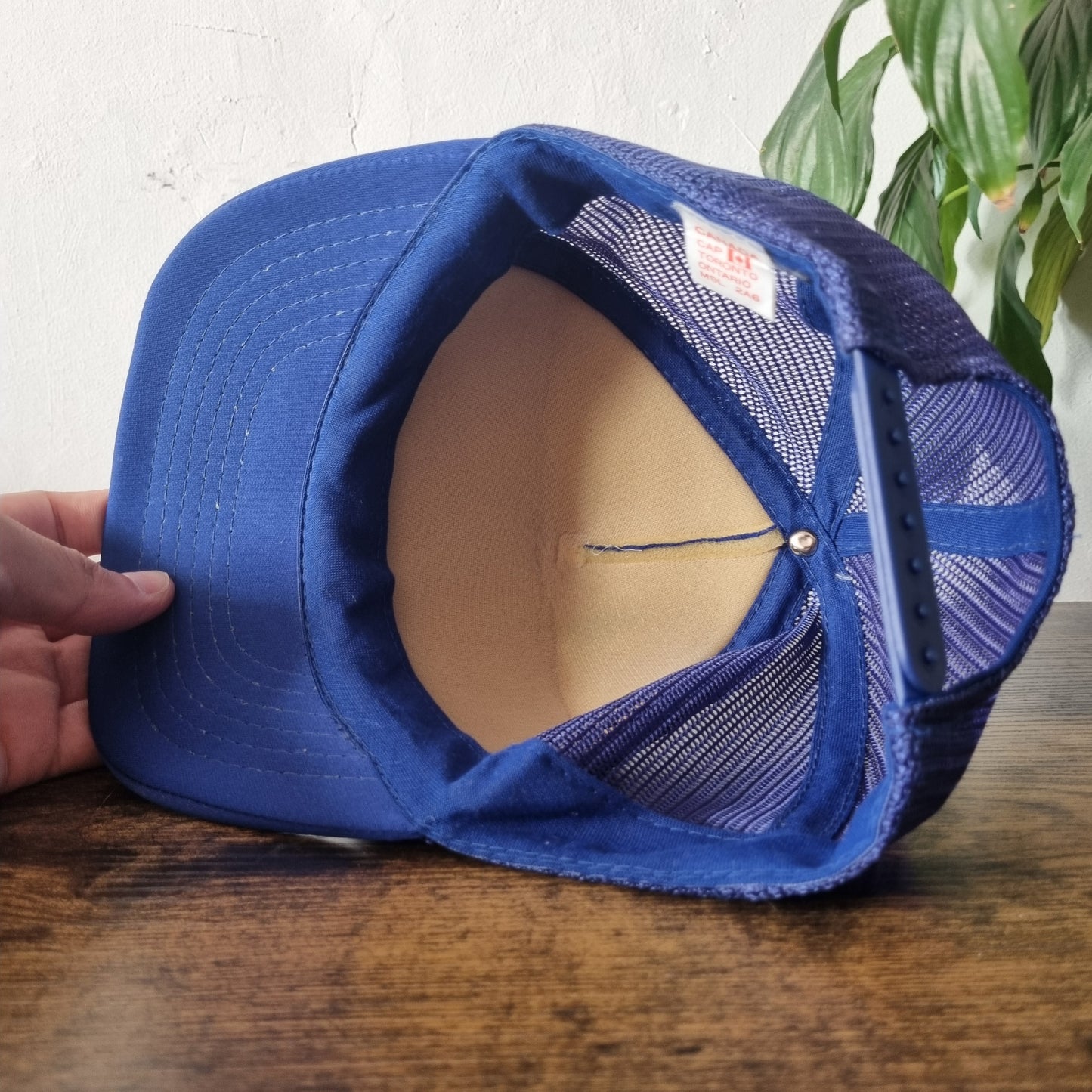 Vintage American Trucker Hat Snapback cap one size blue Niagara shrine club
