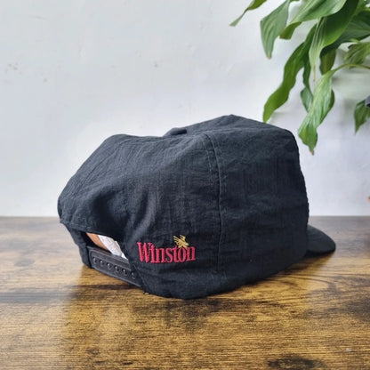 Vintage American Trucker Hat Snapback cap one size adjustable black the Wrap winston