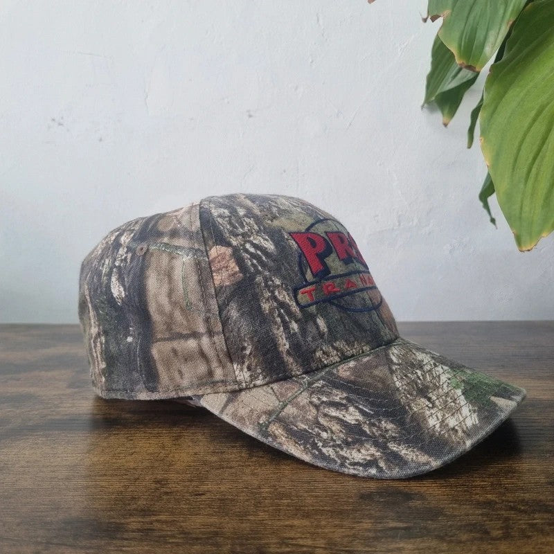 Vintage American Baseball Hat Snapback cap one size adjustable khaki realtree camo PRS Transit