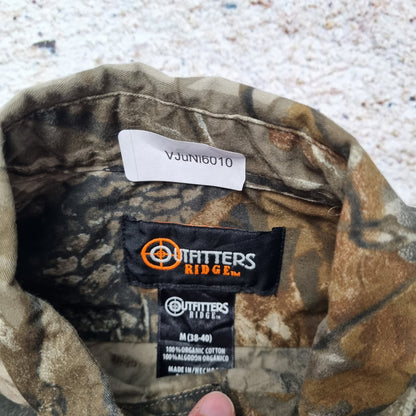Outfitters Ridge SHIRT REAL TREE FLANNEL STYLE CAMO  - Brown - Size M
