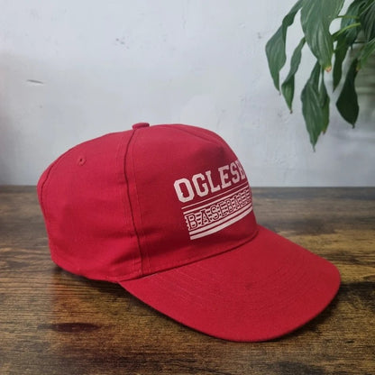 Vintage American Kids Baseball Hat Snapback cap one size red oglsby
