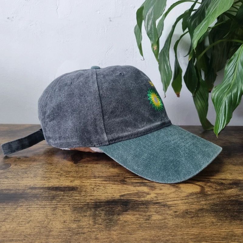 Vintage American Baseball Hat Snapback cap one size adjustable BP petrol