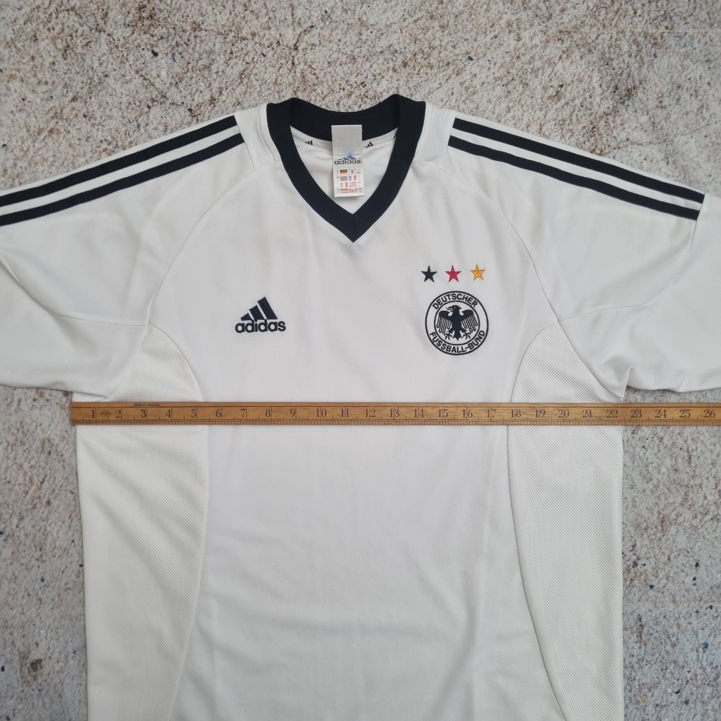 Adidas GERMANY JERSEY FOOTBALL SHIRT 2002 - White - Size L