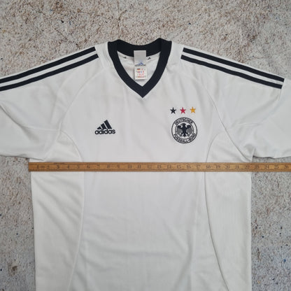 Adidas GERMANY JERSEY FOOTBALL SHIRT 2002 - White - Size L