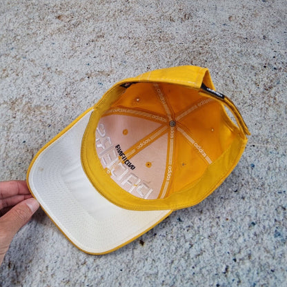 Adidad NBA Indiana Pacers Hat Adjustable Loop Cap Yellow Retro