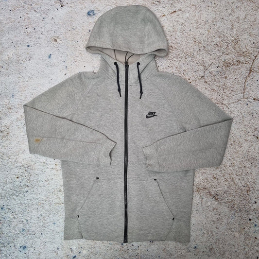 Men's Nike Tech Fleece AW77 Hoodie 7 Grey Zip up Hooded Size Small Men's