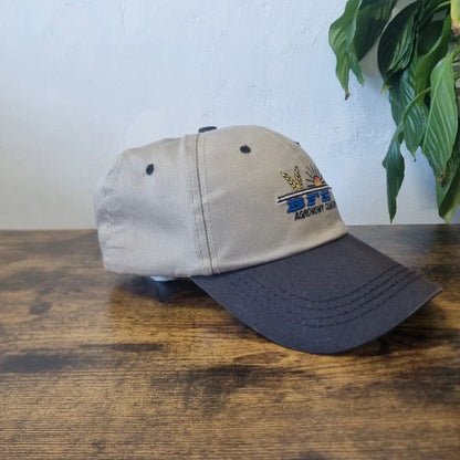 Vintage American baseball Hat Snapback cap one size adjustable khaki black agronomy centre