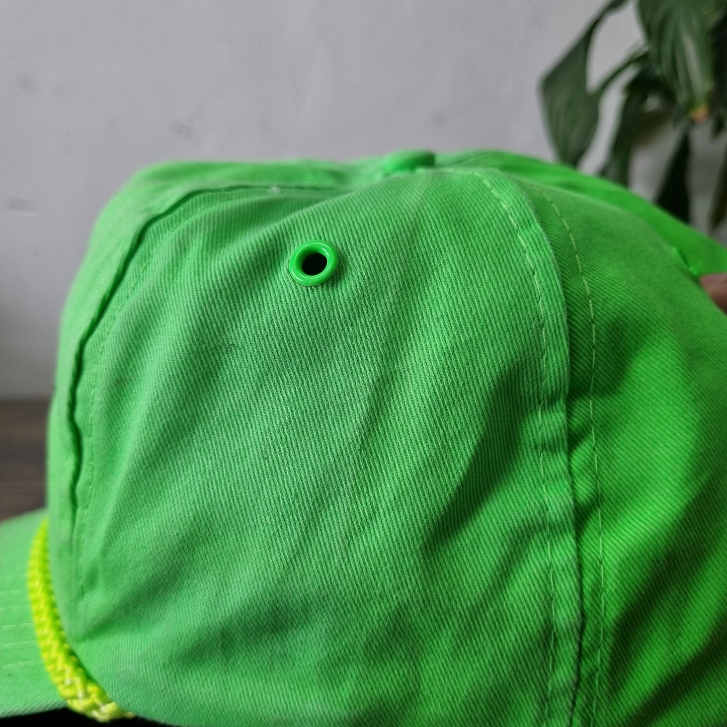 Vintage American Trucker Hat Snapback cap one size green zenith satellite