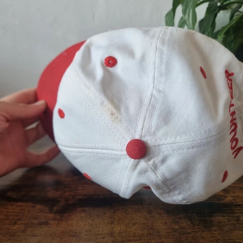 Vintage American baseball hat Snapback cap one size adjustable empire state games red white