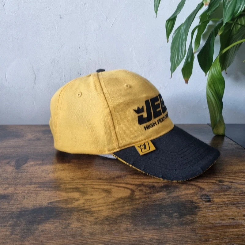 Vintage American Baseball Hat Snapback cap one size adjustable jegs black yellow