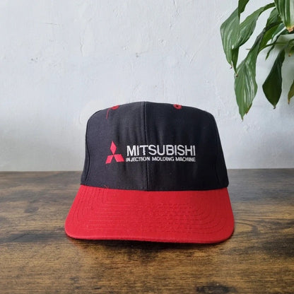 Vintage American Baseball Hat Snapback cap one size adjustable mitsubishi