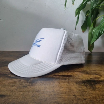 Vintage German Trucker Hat Snapback cap one size adjustable Suedwestfunk radio white