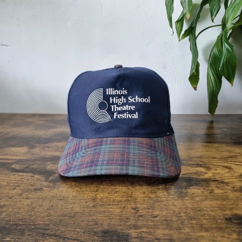 Vintage American Trucker Hat Snapback cap one size adjustable navy HS Musical festival
