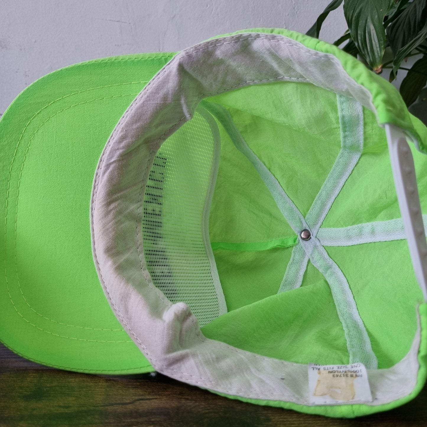 Vintage American Trucker Hat Snapback cap one size neon green new mexico