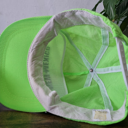 Vintage American Trucker Hat Snapback cap one size neon green new mexico