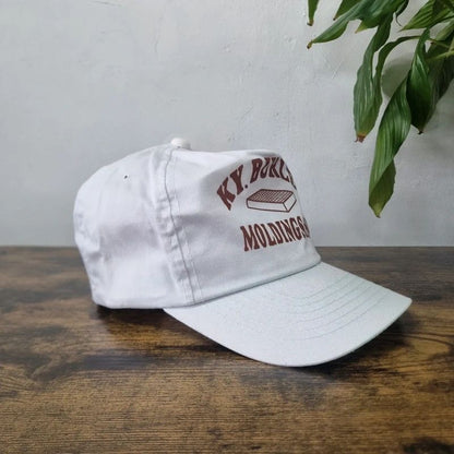 Vintage American Trucker Hat Snapback cap one size adjustable white burley