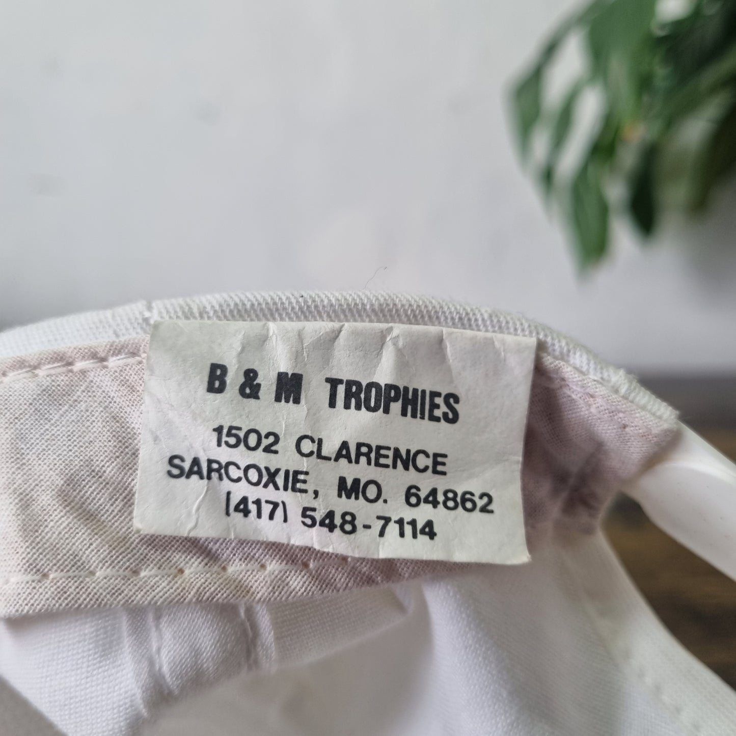 Vintage American Trucker Hat Snapback cap one size adjustable white Atlas Powder