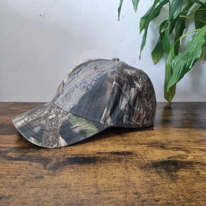 Vintage American Baseball Hat Snapback cap one size adjustable realtree khaki brown camo