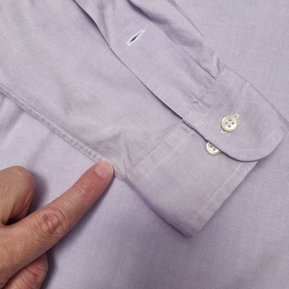 Ralph Lauren OXFORD SHIRT CLASSIC FIT LONG SLEEVE PONY RL - Purple - Size 15 M