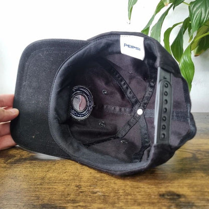 Vintage Pepsi baseball Hat Snapback cap one size adjustable black
